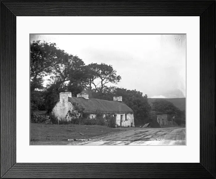 Framed Print : Rope Thatched Dwelling Framed Print : Rope Thatched Dwelling