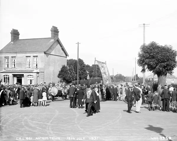 Lol. 651, Antrim Town, 12Th July 1931