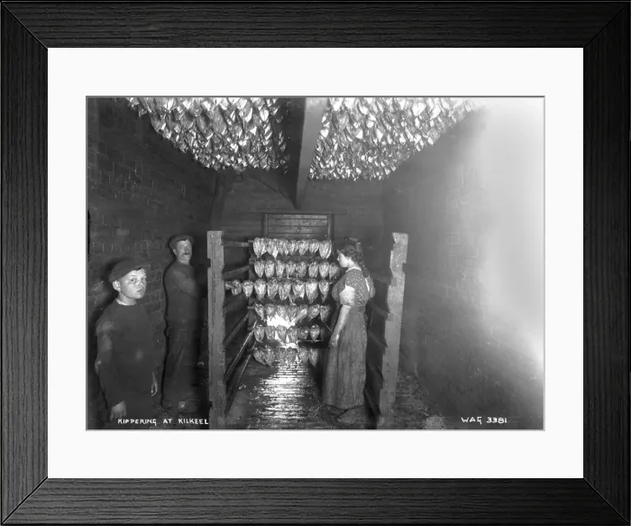 Framed Print : Kippering at Kilkeel Framed Print : Kippering at Kilkeel