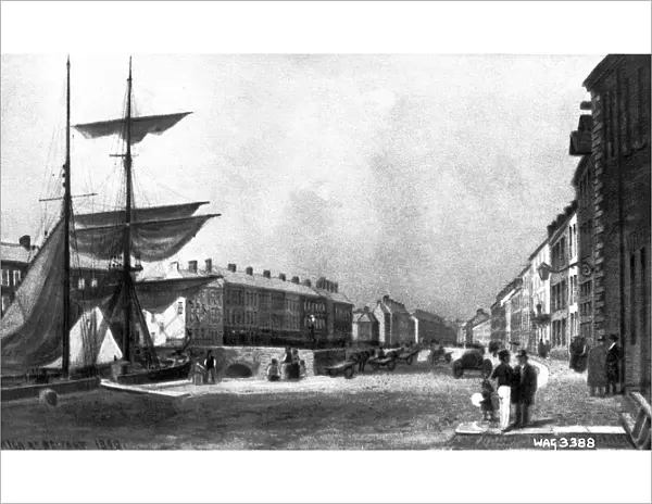 High Street, Belfast in the 1840s