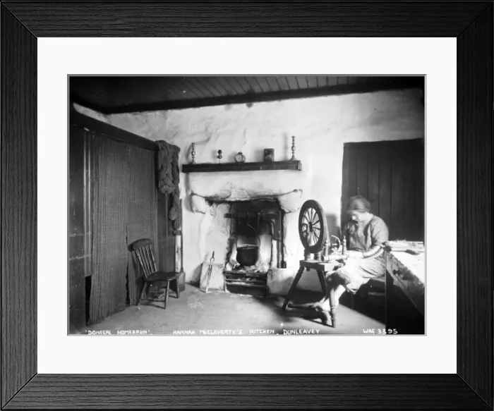 Framed Print : Donegal Homespun, Hannah Mcclavertys Kitchen, Dunleavey Framed Print : Donegal Homespun, Hannah Mcclavertys Kitchen, Dunleavey