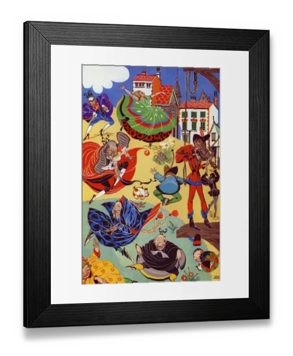Framed Print : Grimms Fairy Tales Framed Print : Grimms Fairy Tales