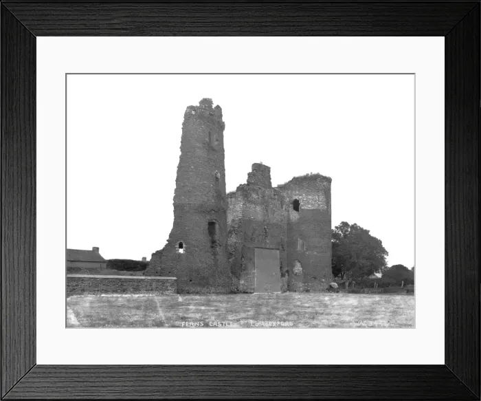 Framed Print : Ferns Castle Co. Wexford