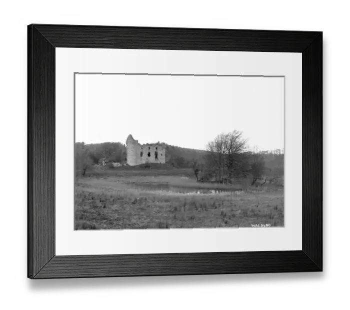 Framed Print : Distant view of Monea castle, Fermanagh Framed Print : Distant view of Monea castle, Fermanagh