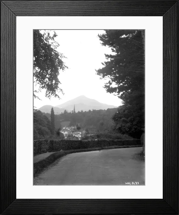 Framed Print : View of Enniskerry and Sugarloaf mountain in the distance Framed Print : View of Enniskerry and Sugarloaf mountain in the distance
