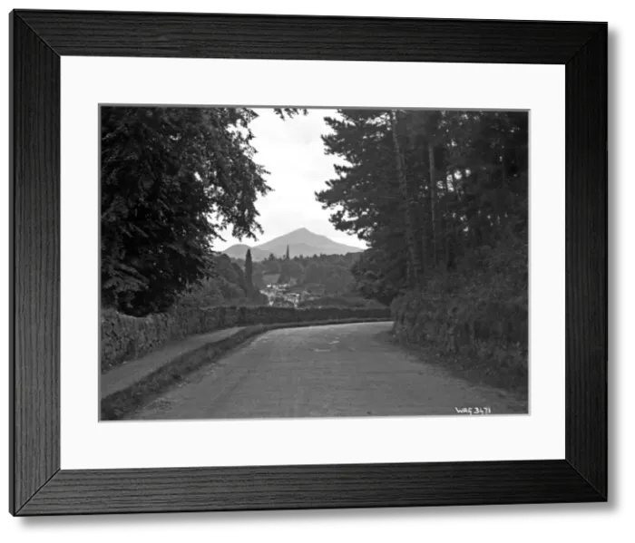 Framed Print : View of Enniskerry and Sugarloaf mountain in the distance Framed Print : View of Enniskerry and Sugarloaf mountain in the distance