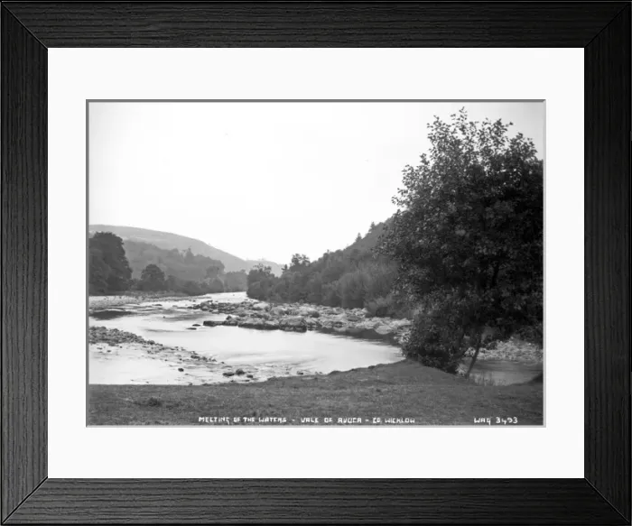 Framed Print : Meeting of the Waters-Vale of Avoca-Co. Wicklow Framed Print : Meeting of the Waters-Vale of Avoca-Co. Wicklow