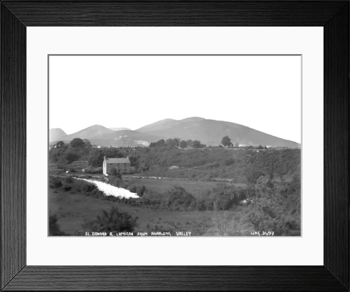 Framed Print : Sl. Donard and Lamigan from Annalong Valley Framed Print : Sl. Donard and Lamigan from Annalong Valley