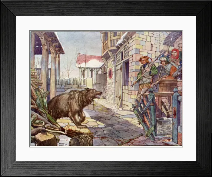 Framed Print : An Almanack of Old Time Sport Framed Print : An Almanack of Old Time Sport
