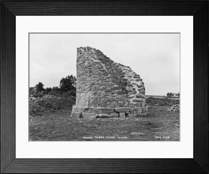 Framed Print : Round Tower, Mahee Island Framed Print : Round Tower, Mahee Island