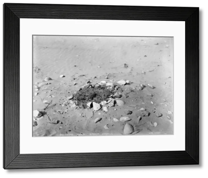 Framed Print : Prehistoric Hearth - Dundrum Sand Hills Framed Print : Prehistoric Hearth - Dundrum Sand Hills