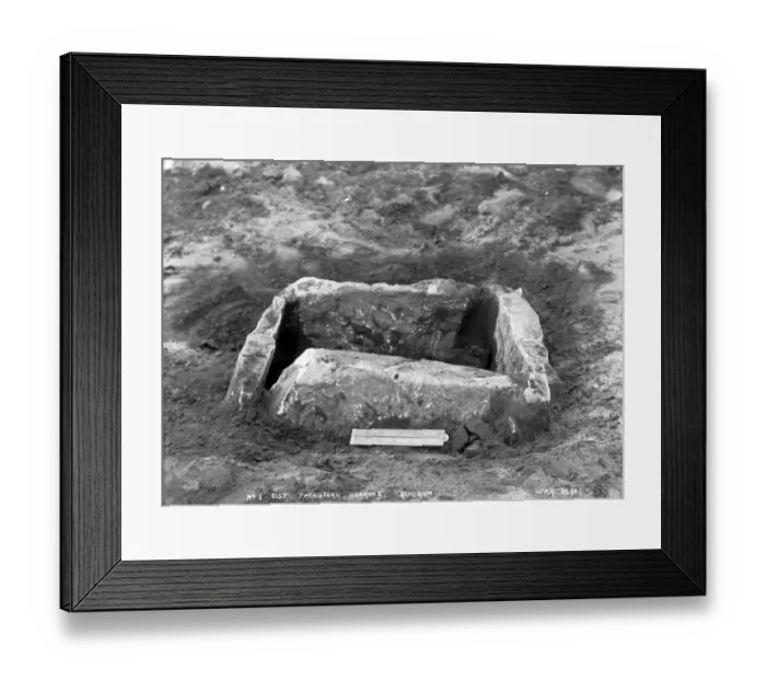 Framed Print : No. I Cist, Prehistoric Hearths, Dundrum Framed Print : No. I Cist, Prehistoric Hearths, Dundrum