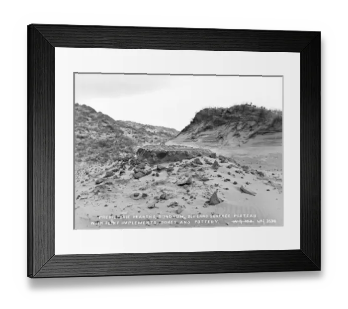 Framed Print : Prehistoric Hearths, Dundrum, Old Land Surface Plateau Framed Print : Prehistoric Hearths, Dundrum, Old Land Surface Plateau