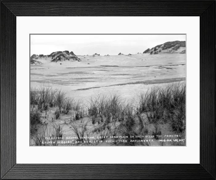 Framed Print : Prehistoric Hearths, Dundrum, Great Sand Plain Framed Print : Prehistoric Hearths, Dundrum, Great Sand Plain
