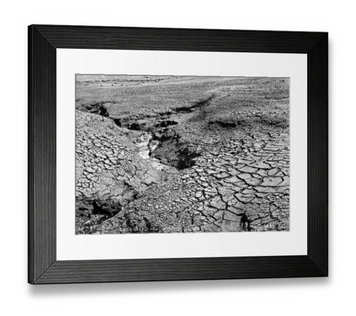 Framed Print : Dried Beds, Lough-A-Veema Framed Print : Dried Beds, Lough-A-Veema