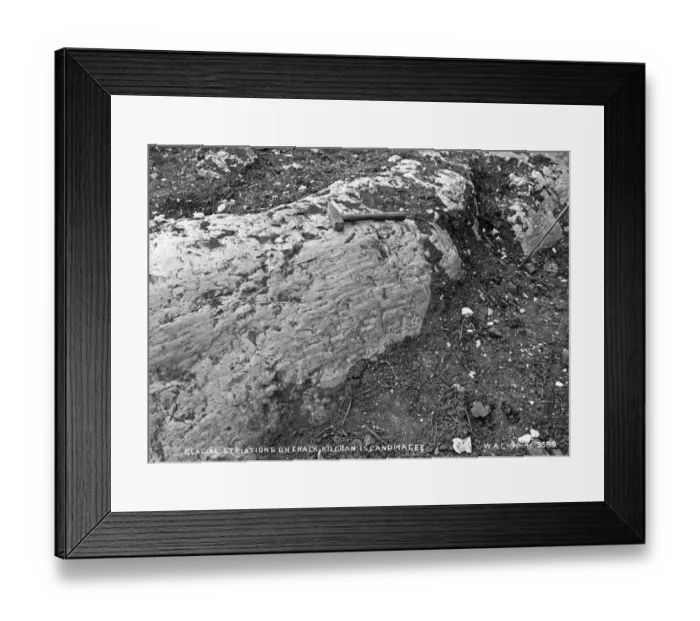 Framed Print : Glacial Striations on Chalk, Kilcoan, Islandmagee Framed Print : Glacial Striations on Chalk, Kilcoan, Islandmagee