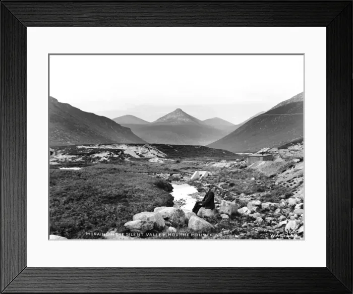 Framed Print : Moraine in the Silent Valley, Mourne Mountains Framed Print : Moraine in the Silent Valley, Mourne Mountains