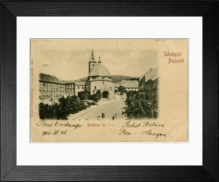 Framed Print : Downtown Candlemas Church of the Blessed Virgin Mary, Pecs Framed Print : Downtown Candlemas Church of the Blessed Virgin Mary, Pecs
