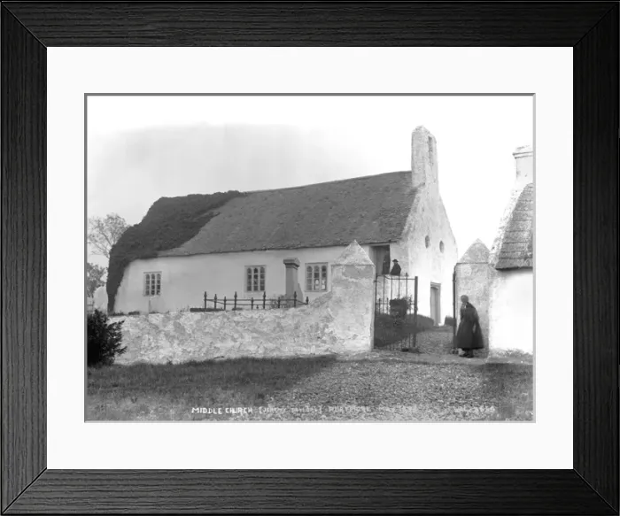 Framed Print : Middle Church (Jeremy Taylor s), Portmore, May 1893 Framed Print : Middle Church (Jeremy Taylor s), Portmore, May 1893