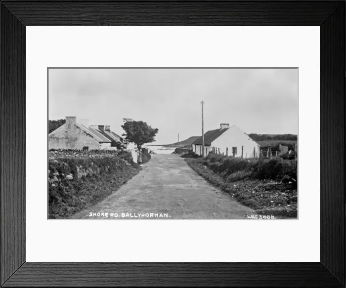 Framed Print : Shore Rd. Ballyhornan Framed Print : Shore Rd. Ballyhornan