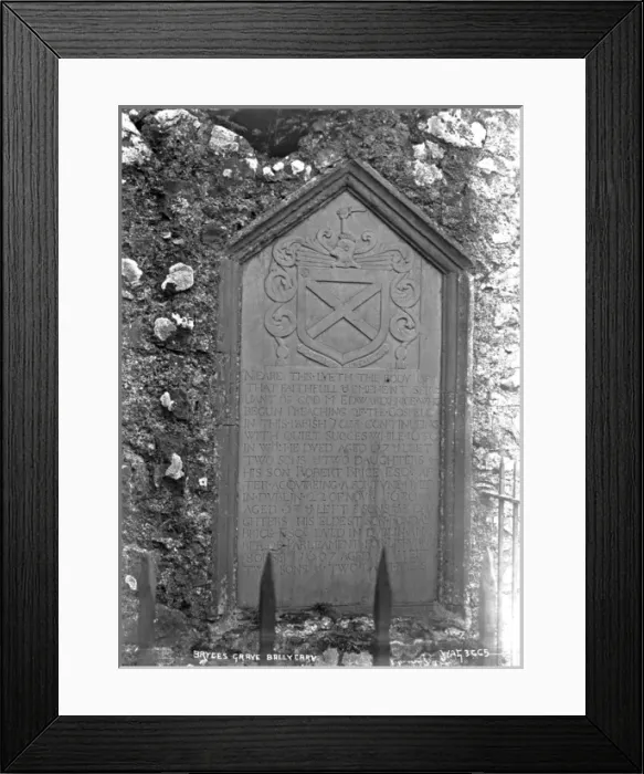 Framed Print : Bryces Grave, Ballycarry Framed Print : Bryces Grave, Ballycarry