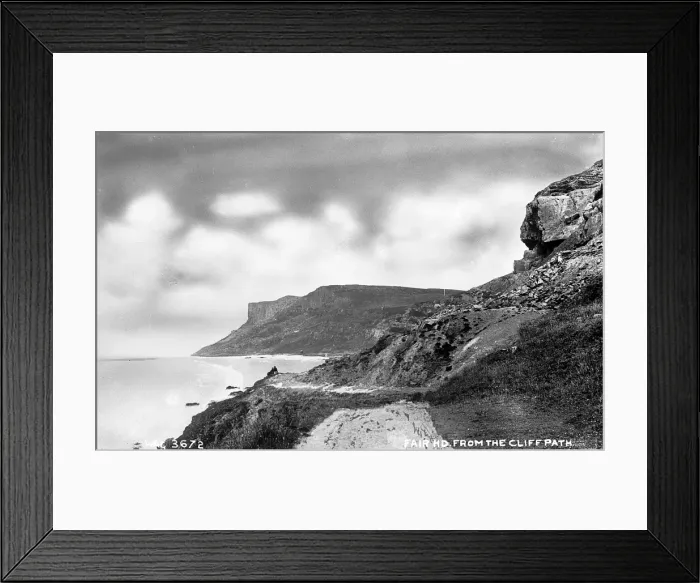 Framed Print : Fair Head from the Cliff Path Framed Print : Fair Head from the Cliff Path