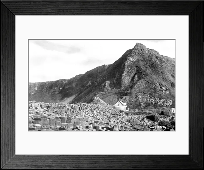 Framed Print : The Grand Causeway from the Sea Framed Print : The Grand Causeway from the Sea