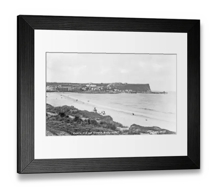 Framed Print : Castle Hill and Strand, Ballycastle Framed Print : Castle Hill and Strand, Ballycastle