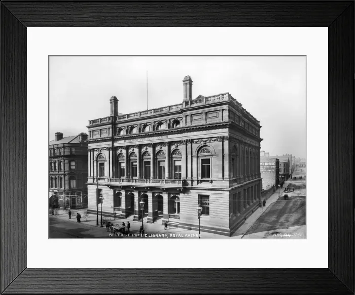 Framed Print : Belfast Public Library, Royal Avenue Framed Print : Belfast Public Library, Royal Avenue