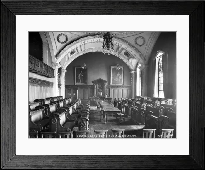 Framed Print : Council Chamber, City Hall, Belfast Framed Print : Council Chamber, City Hall, Belfast