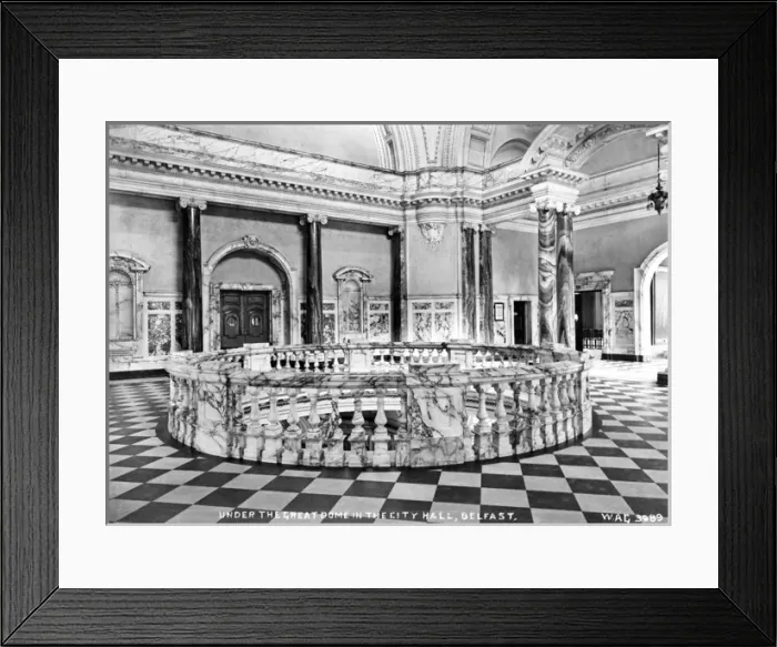 Framed Print : Under the Great Dome in the City Hall, Belfast Framed Print : Under the Great Dome in the City Hall, Belfast