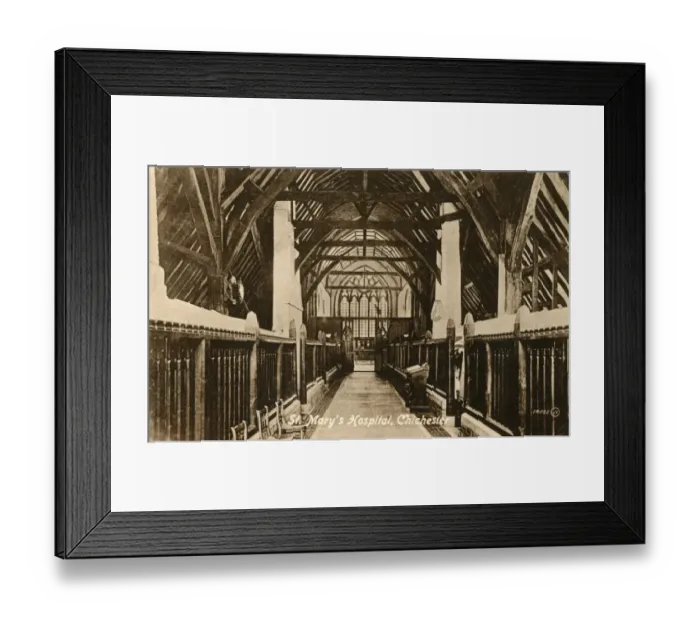 Framed Print : Saint Marys Hospital Chapel - Chichester Framed Print : Saint Marys Hospital Chapel - Chichester