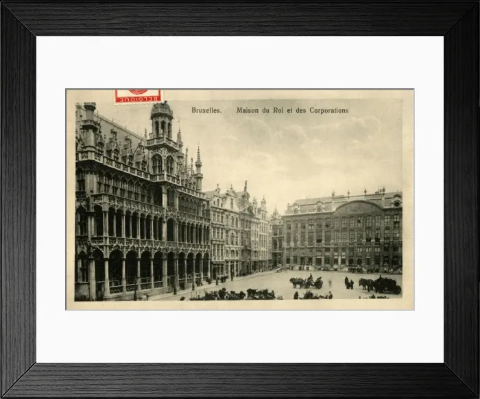 Framed Print : Museum of Brussels (Maison du Roi et des Corporation) Framed Print : Museum of Brussels (Maison du Roi et des Corporation)