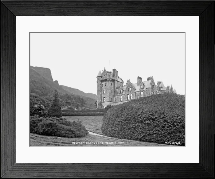 Framed Print : Belfast Castle and Mcarts for t Framed Print : Belfast Castle and Mcarts for t