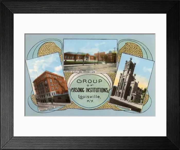 Framed Print : Masonic Institutions - Louisville, Kentucky, USA Framed Print : Masonic Institutions - Louisville, Kentucky, USA