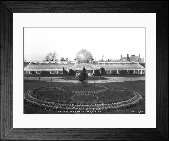 Framed Print : Conservatory, Botanic Park, Belfast Framed Print : Conservatory, Botanic Park, Belfast