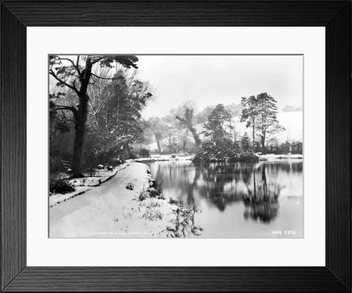 Framed Print : Lennoxvale, Malone Rd. in Winter