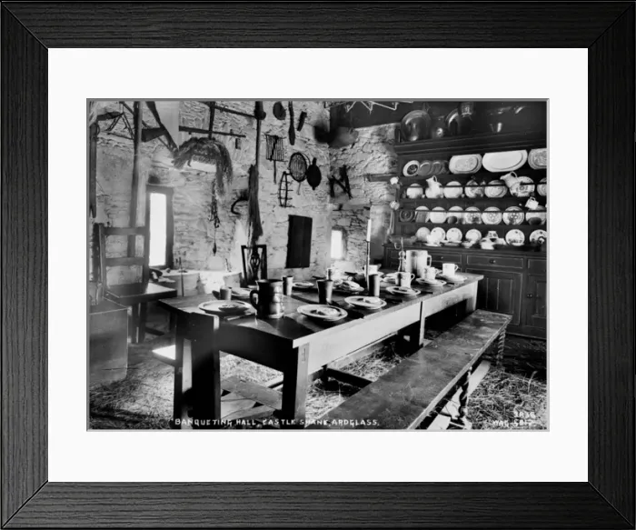 Framed Print : Banqueting Hall, Castle Shane, Ardglass Framed Print : Banqueting Hall, Castle Shane, Ardglass