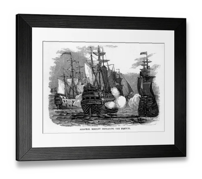 Framed Print : Admiral Rodney Framed Print : Admiral Rodney