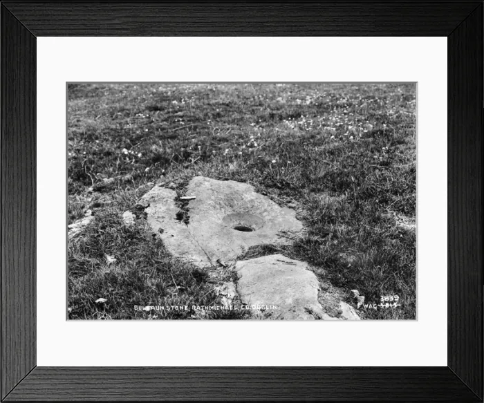 Framed Print : Bullaun Stone, Rathmichael, Co. Dublin Framed Print : Bullaun Stone, Rathmichael, Co. Dublin