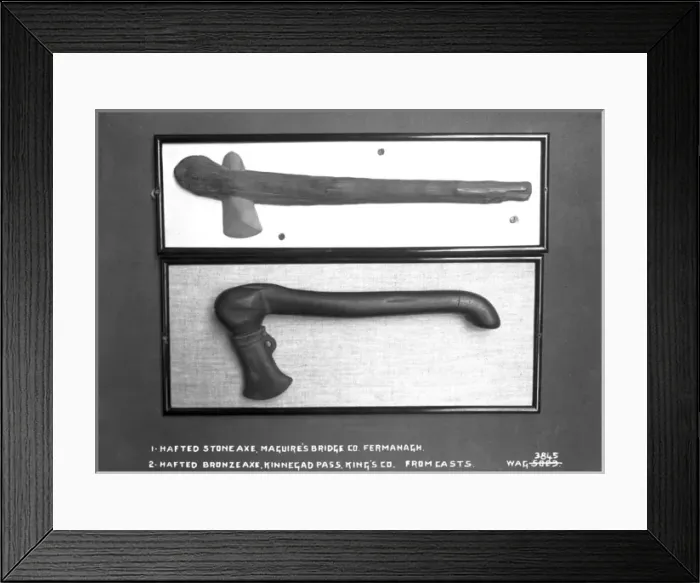 Framed Print : Hafted Stone Axe, Maguires Bridge, Co. Fermanagh Framed Print : Hafted Stone Axe, Maguires Bridge, Co. Fermanagh