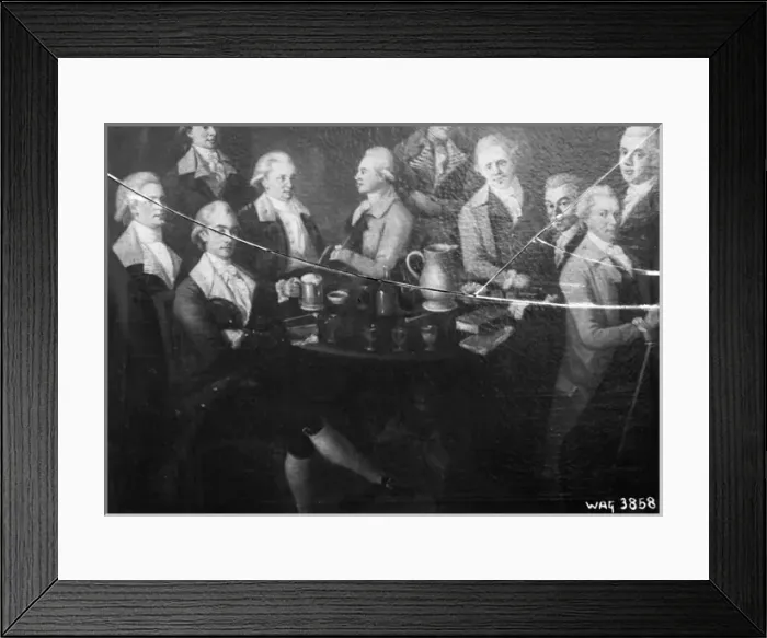 Framed Print : A poor copy of an oil painting of Adelphi Club Framed Print : A poor copy of an oil painting of Adelphi Club