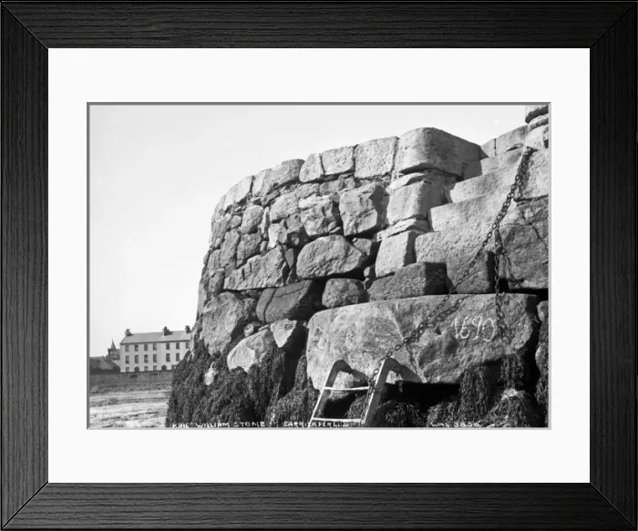 Framed Print : King William Stone, Carrickfergus Framed Print : King William Stone, Carrickfergus