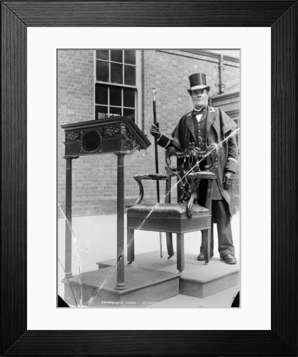Framed Print : Sovereigns Chair, St. Anne s Framed Print : Sovereigns Chair, St. Anne s