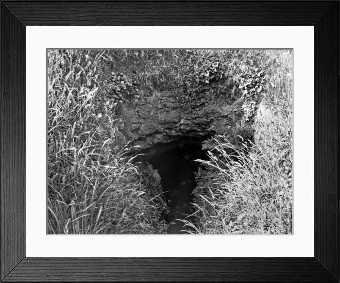 Framed Print : A Souterrain in Mr Becks garden, Templepatrick Framed Print : A Souterrain in Mr Becks garden, Templepatrick
