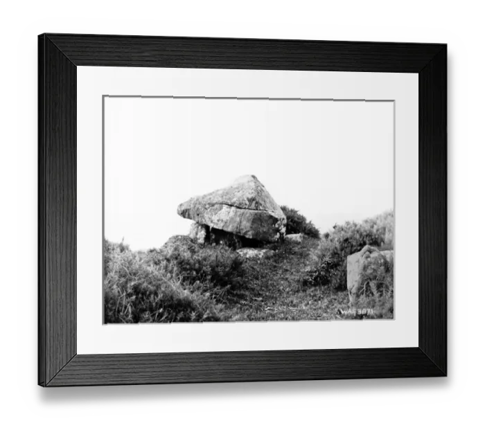 Framed Print : A Cromlech or Dolmen at Glegnagh, Ballintoy Framed Print : A Cromlech or Dolmen at Glegnagh, Ballintoy