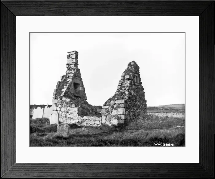 Framed Print : A derelict Guesthouse on the site of Bonamargy Abbey Framed Print : A derelict Guesthouse on the site of Bonamargy Abbey