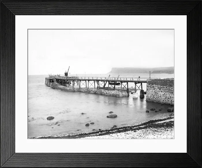 Framed Print : Ballycastle Pier