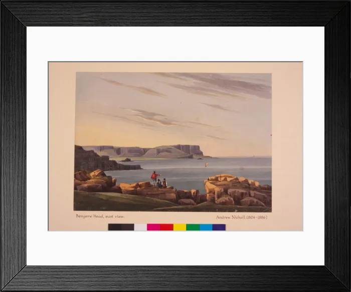 Framed Print : East View of Bengore Head Framed Print : East View of Bengore Head