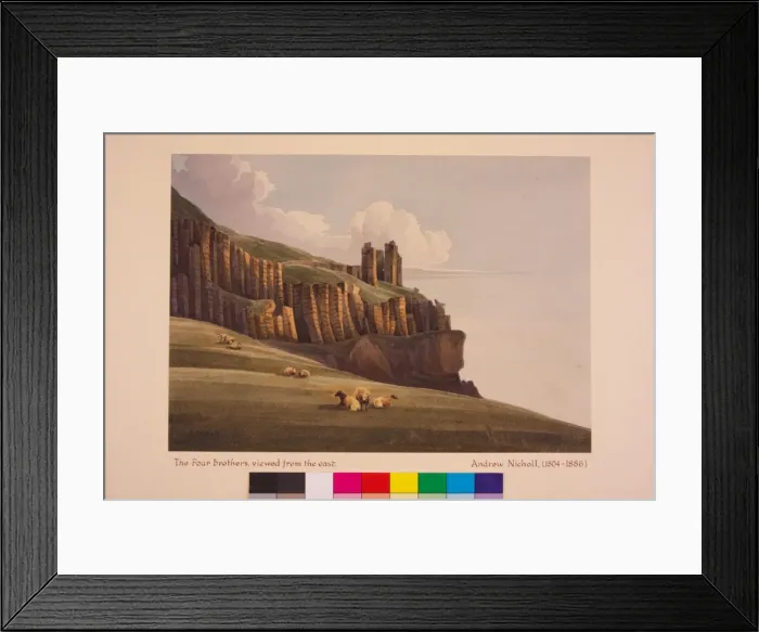Framed Print : East View of the Four Brothers Framed Print : East View of the Four Brothers